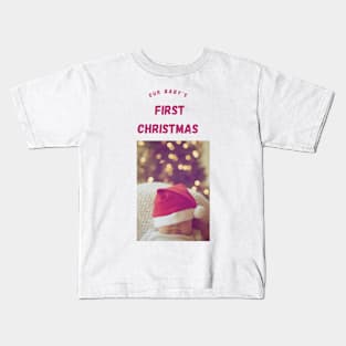 First Newborn Christmas Kids T-Shirt